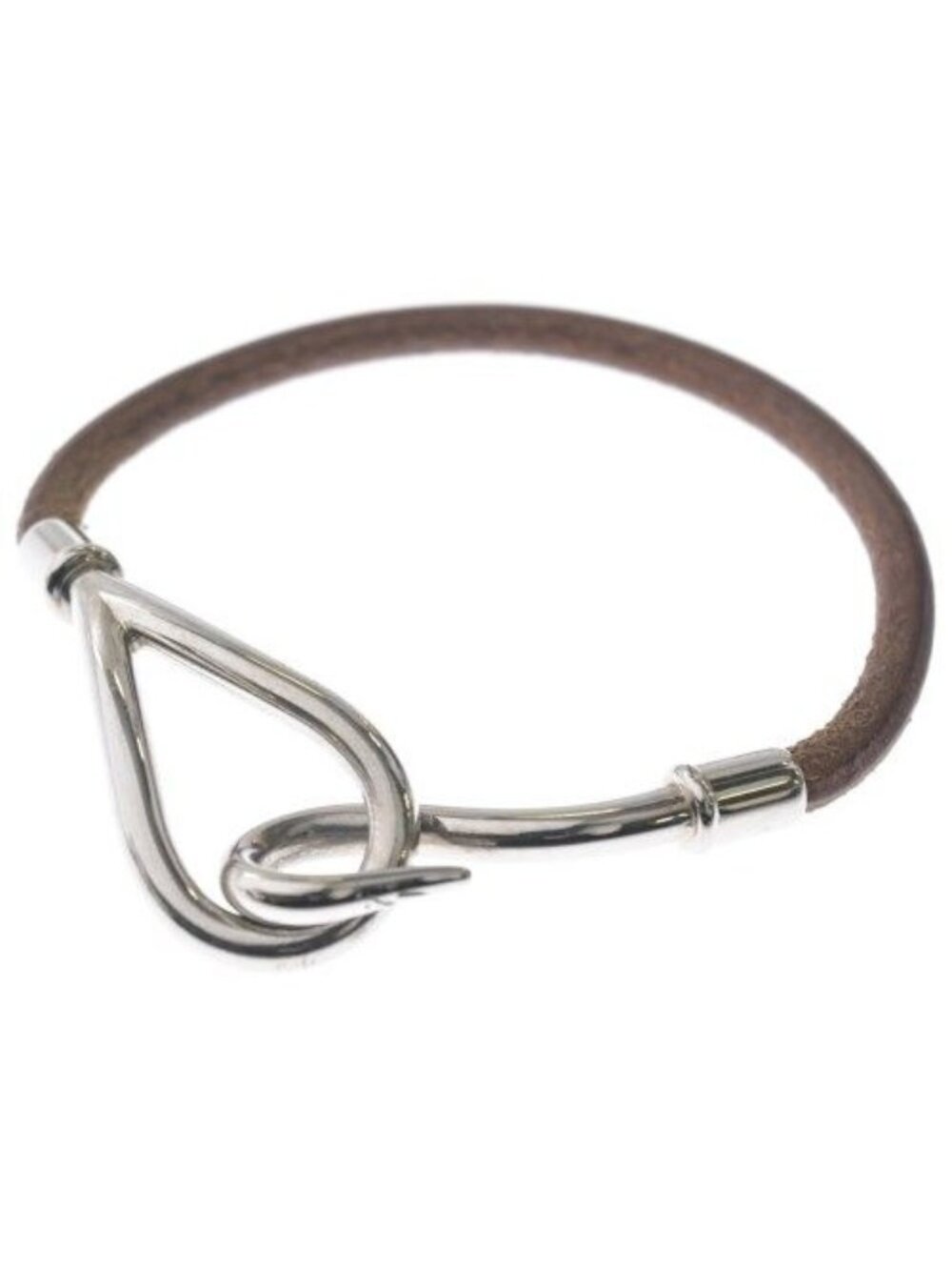 Hermes Bracelet Bangle Silver